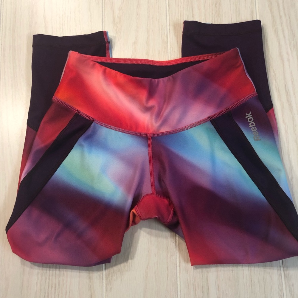 Reebok printed athletic leggings size XS - Picture 2 of 6